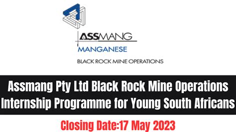 Job at Assmang Limited in Black Rock .